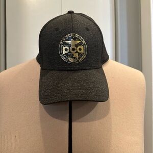 Porsche Club of America Black Heather with Gold Logo Cap